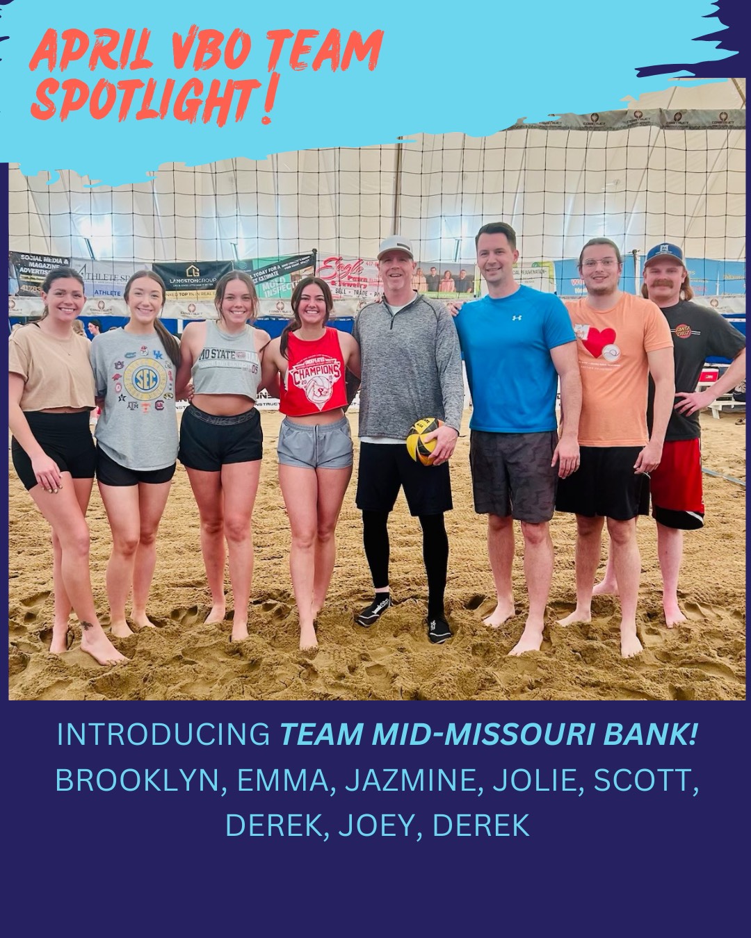 April Team Spotlight at Volleyball Beach Ozark Volleyball